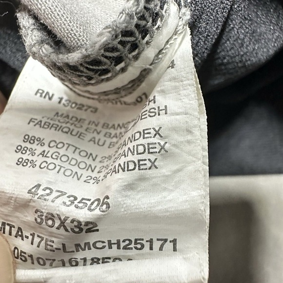 Lee Extreme Motion Mens Pants 36x32 Performance Straight Leg Tapered Leg  Grey - Picture 8 of 9